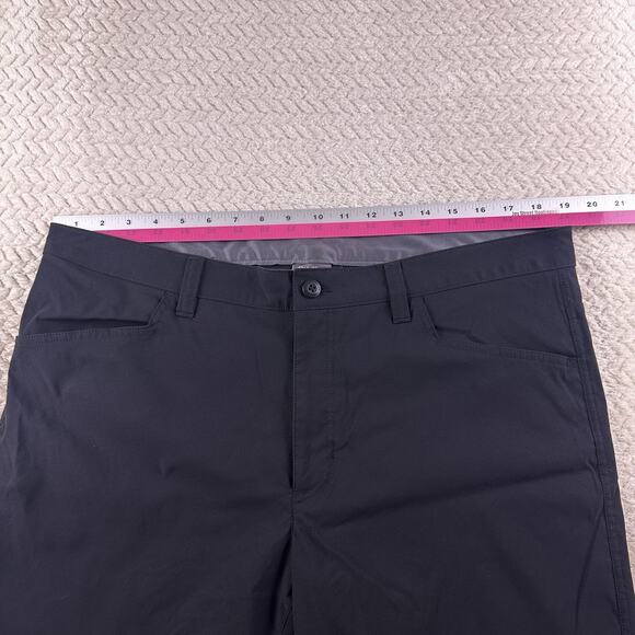 Eddie Bauer Convertible Tech Pants Shorts Men's 40 X 30 Black Lightweight Hiking - Picture 5 of 12
